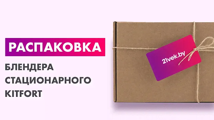 Распаковка — Блендер стационарный Brayer BR1200