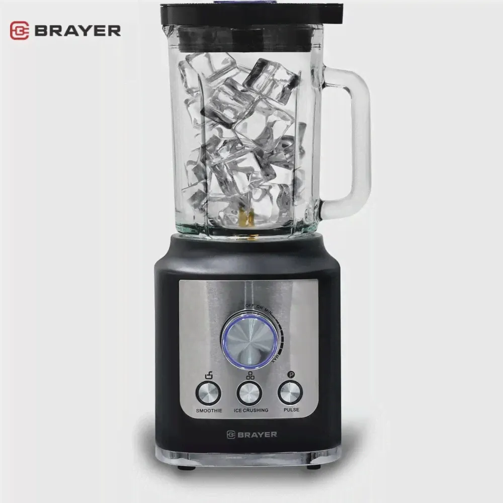 Блендер настольный BRAYER BR1200BK (мощность 1600 Вт, объем 1.8 л, стеклянный кувшин) (art.: 3920bc0386c78)-1