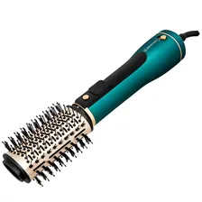 Фен-щетка Brayer BR3136 (1200 Вт /зеленый, золотистый)